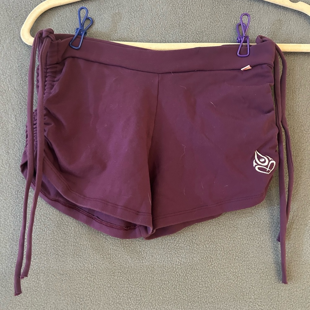 Purple Women's Shorts for hot yoga